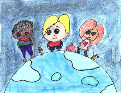 1st Place Winning Submission for Kids Drawing Contest
